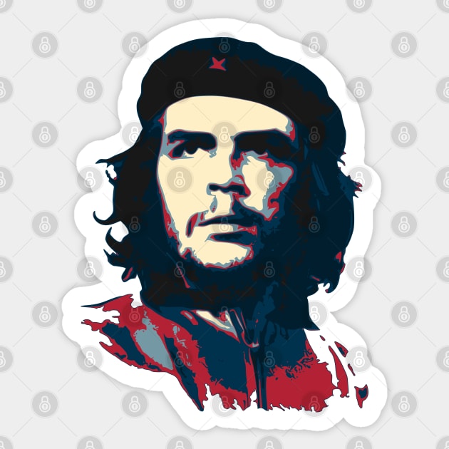 Che Guevara Sticker by Nerd_art